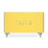 Modern Kids Furniture Toy Box Chest on Casters - nicoandyeye.com
