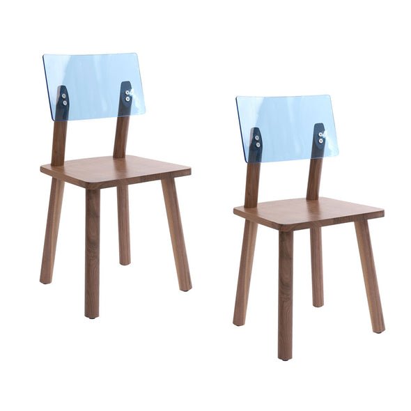 AC/BC -Acrylic Back Kids Chair (set of 2)
