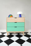 Modern Kids Furniture Kabano Modern Kids 3-Drawer Dresser - nicoandyeye.com