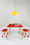 Modern Kids Furniture Tippy Toe Square Kids Table - nicoandyeye.com
