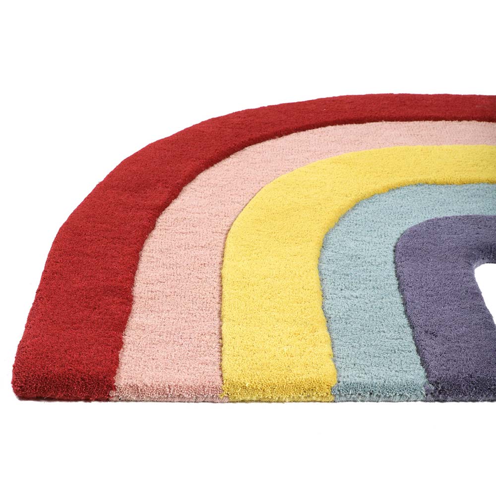 Retro Rainbow Kids Rug